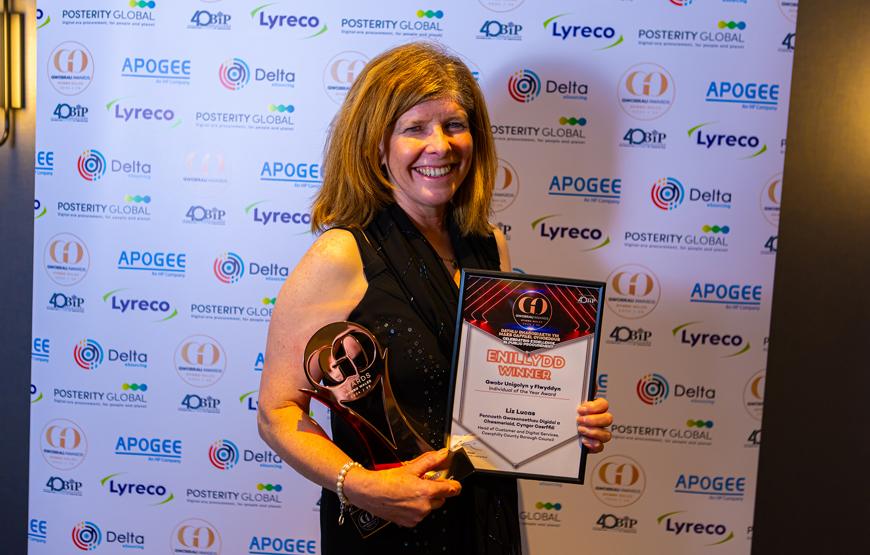 Liz Lucas, Individual of the Year Award Winner.